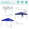 Best Choice Products 10x10ft Easy Setup Pop Up Canopy w/ 1-Button Setup, Wheeled Case, 4 Weight Bags